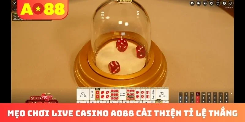 Mẹo chơi live casino AO88 cải thiện tỉ lệ thắng Mẹo chơi live casino AO88 cải thiện tỉ lệ thắng