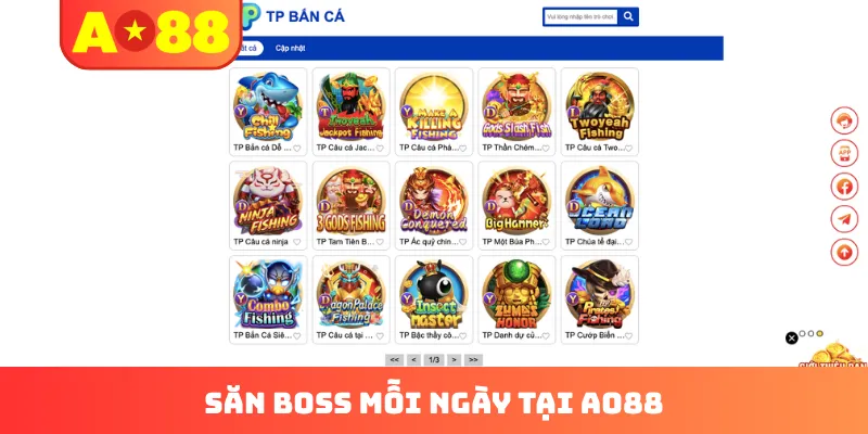 Săn boss mỗi ngày tại AO88
