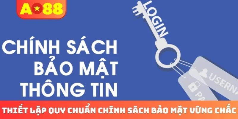 Thiết lập quy chuẩn chính sách bảo mật vững chắc