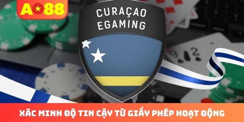 Xác minh độ tin cậy từ giấy phép hoạt động Xác minh độ tin cậy từ giấy phép hoạt động